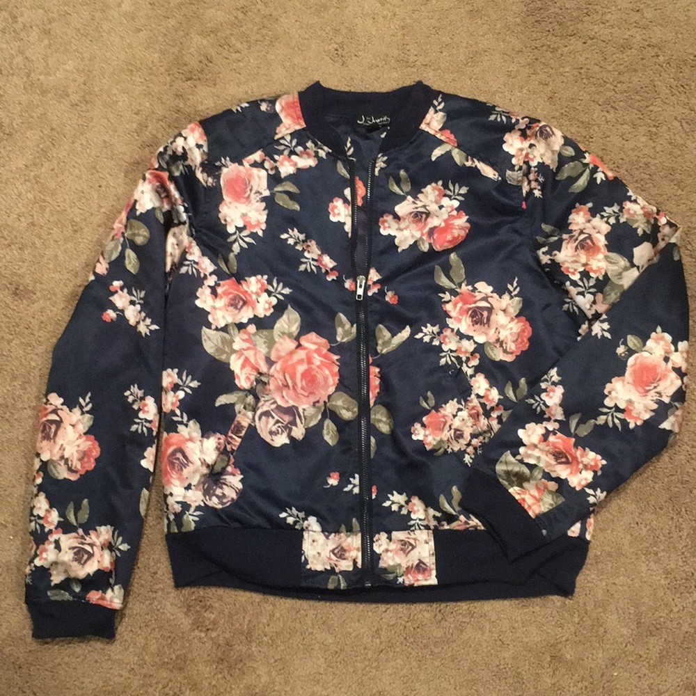 Brand new flower bomber jacket